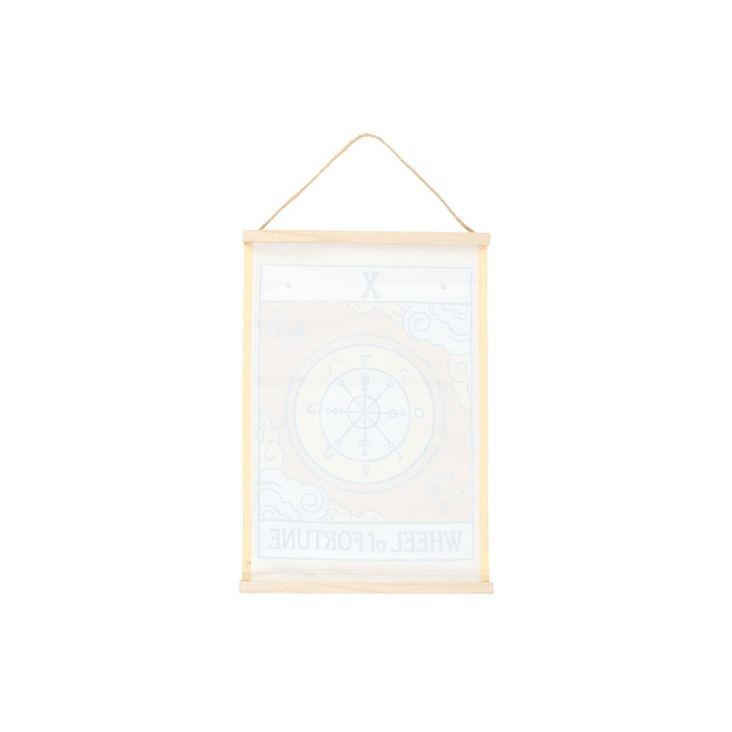 The Wheel of Fortune Vintage Tarot Wall Hanging - Image 4